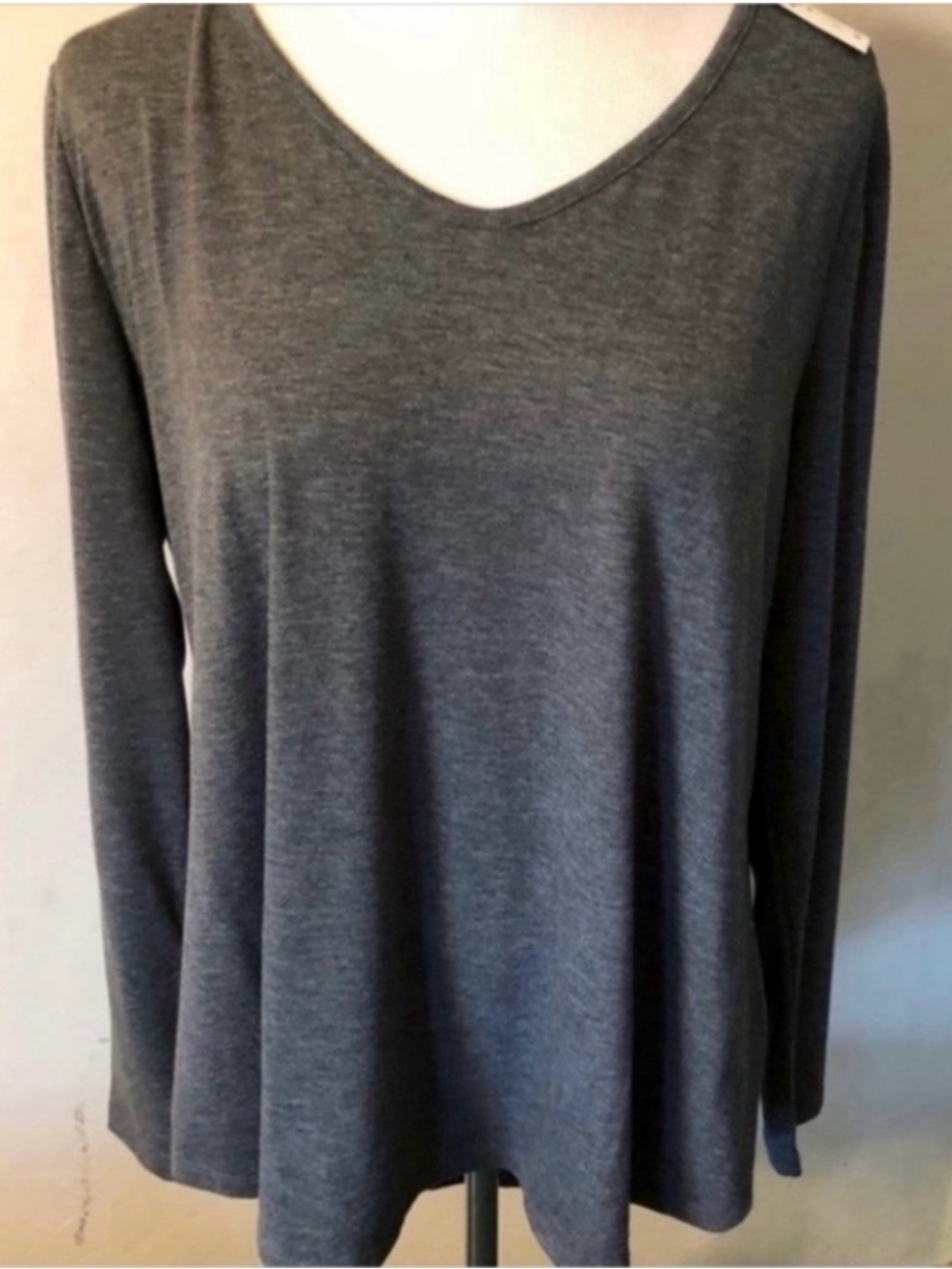 Lane Bryant XL Gray/Black Blouse(NWT)
